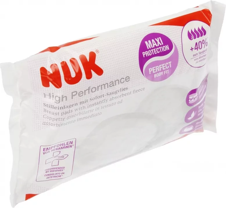 NUK. Hight Performance. Wkładki Laktacyjne. 8 sztuk - tantis.pl