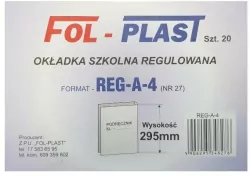 Okładka A4 na podręcznik regulowana. Nr 27