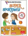 Kolorowanka z naklejkami. Super sportowcy - tantis.pl