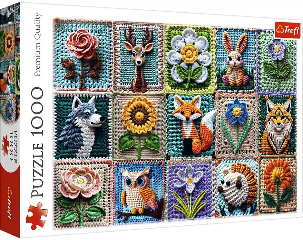 Puzzle 1000 Szydełkowanie - moja pasja TREFL - tantis.pl