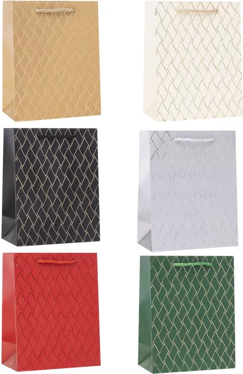 Torebka ozdobna TG 18x23x8cm mix ROZETTE. 1 sztuka - tantis.pl