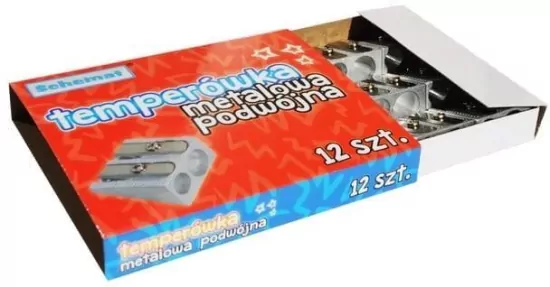 Temperówka podwójna metalowa