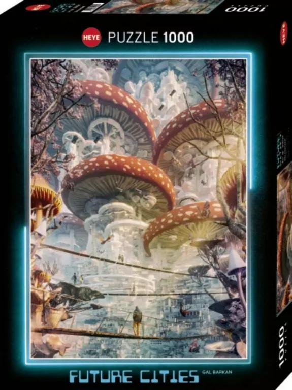 Puzzle 1000 Miasta przyszłości ,Kraina grzybów - tantis.pl