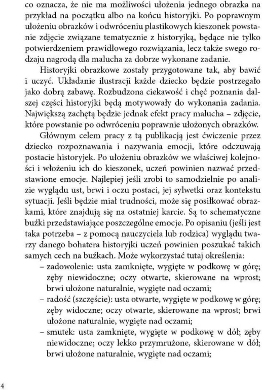 Historyjki obrazkowe z emocjami - tantis.pl