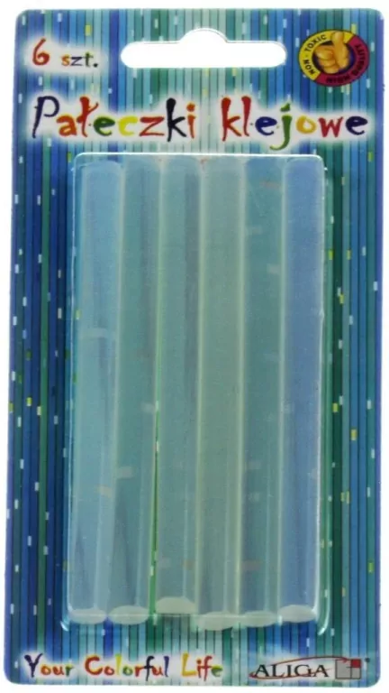 Klej do pistoletu bezbarwny 7x100mm op - tantis.pl
