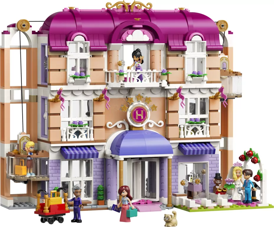 LEGO® Grand Hotel w mieście Heartlake 42704 - tantis.pl