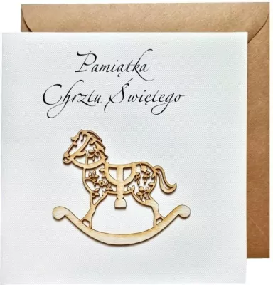 Karnet okolicznościowy. Chrzest. Naem