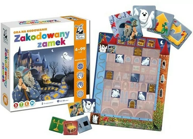 Kapitan Nauka. Zakodowany zamek. Gra na kodowanie - tantis.pl