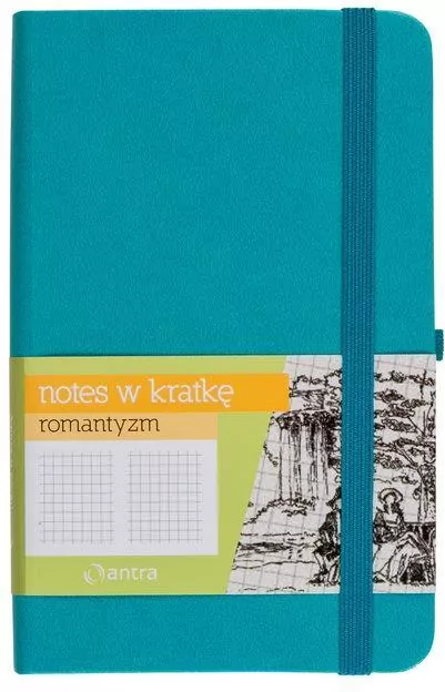 Notes A6 Kratka Romantyzm Turkusowy - tantis.pl