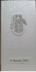 Karnet okazjonalny z kopertą na rocznicę ślubu