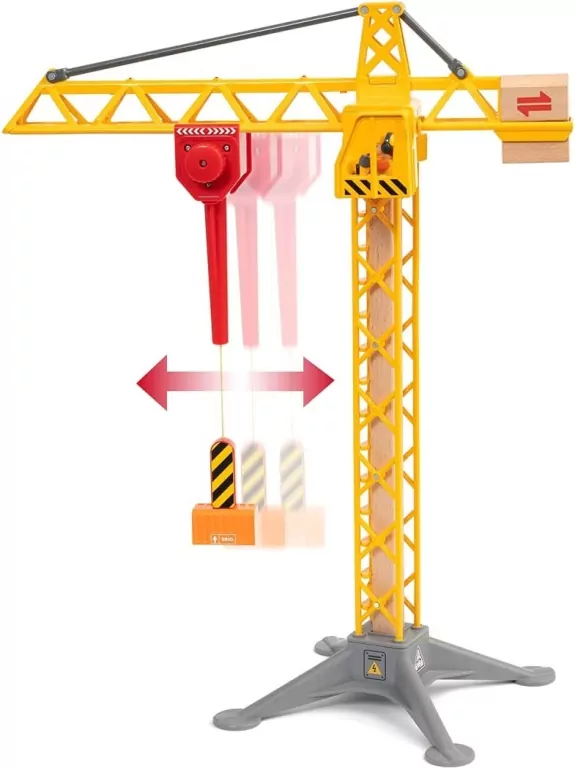 Podświetlany dźwig budowlany. Brio World - tantis.pl