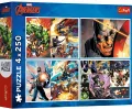 Puzzle 4x250 Bohaterskie dni TREFL - tantis.pl