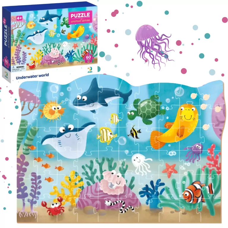 Puzzle 60. Podwodny świat - tantis.pl
