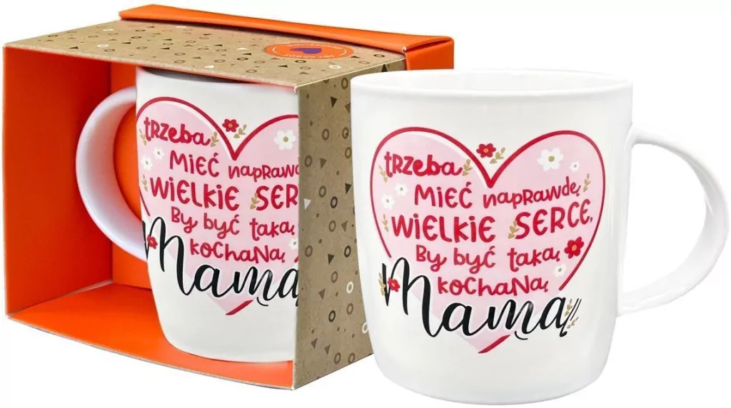 Kubek Trzeba mieć wielke serce, by być kochaną... - tantis.pl
