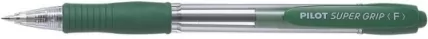 Długopis olejowy Pilot Super Grip Zielony Fine - tantis.pl