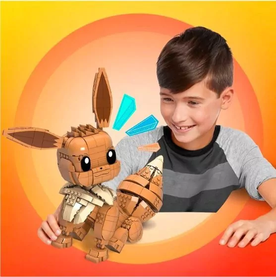 Klocki. Pokemon do zbudowania. Duży Eevee - tantis.pl