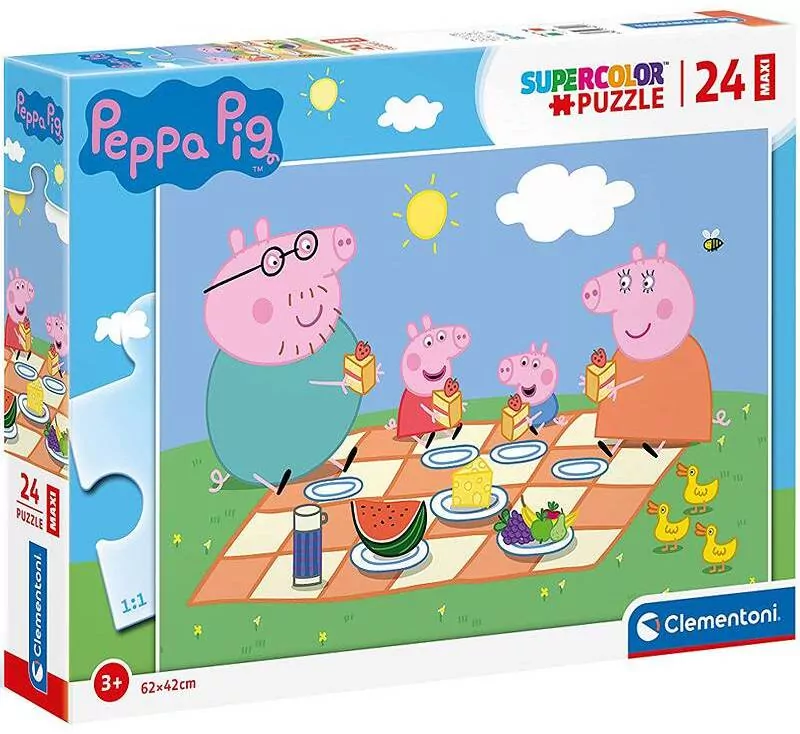 Puzzle 24 Maxi. Świnka Peppa - tantis.pl