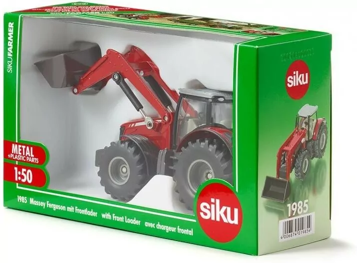 Siku Farmer. Traktor Massey Ferguson z ładowarką - tantis.pl