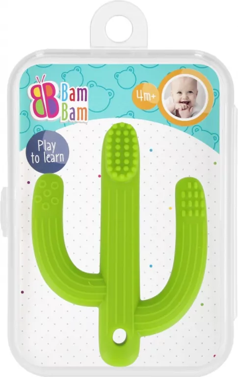 Gryzak dla dzieci szczoteczka. Kaktus - tantis.pl