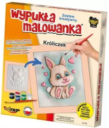 Wypukła Malowanka - Mały Króliczek