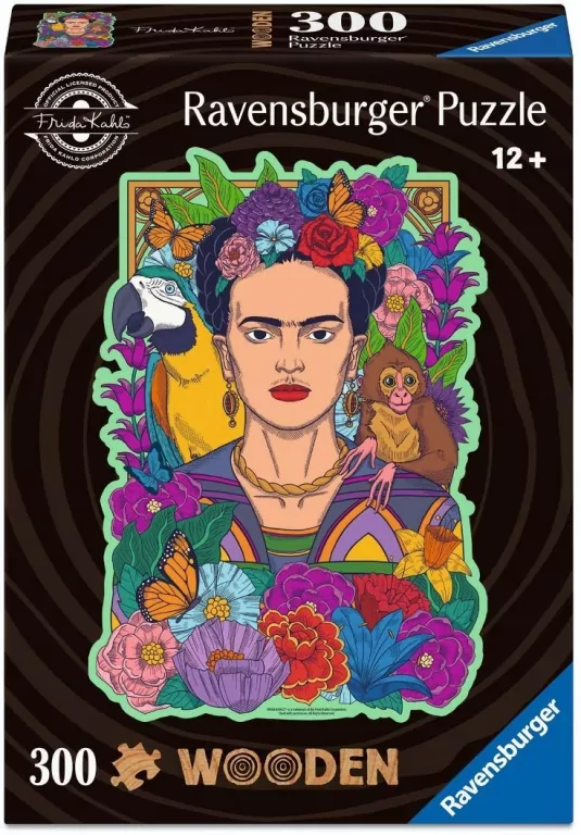 Puzzle 300 Frida Kahlo Wooden - tantis.pl