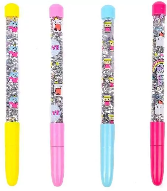 Długopis żel brokat mix CUBIE SQUAD - tantis.pl