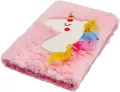 Notes A5 pluszowy pastelowy Unicorn - tantis.pl
