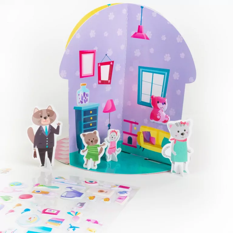 Domek 3D dla kotków KIDEA - tantis.pl