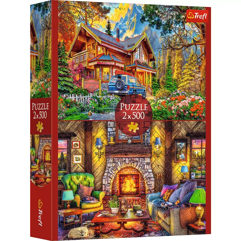 Puzzle 2x500 Wycieczka w góry TREFL - tantis.pl