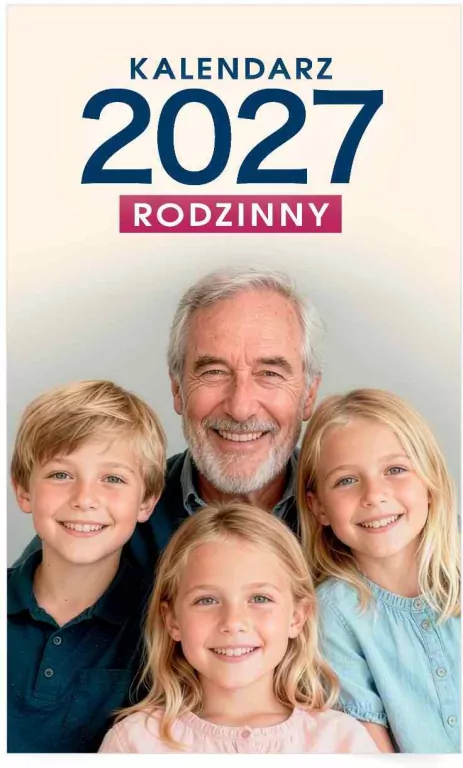 Kalendarz 2027 B7 zdzierak Rodzinny - tantis.pl