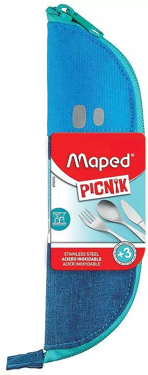 Maped. Sztućce Picnik Concept Kids w niebieskim etui - tantis.pl