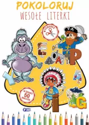 Pokoloruj Wesołe Literki