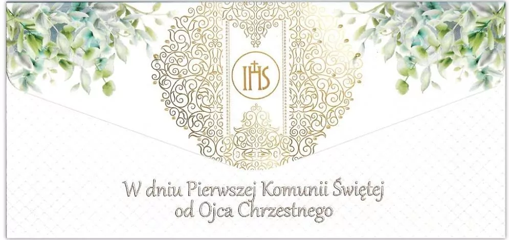 Karnet-koperta DL Pamiątka I Komunii - tantis.pl