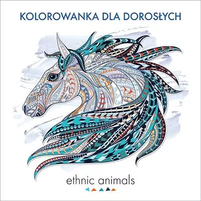 Ethnic animals. Kolorowanka dla dorosłych - tantis.pl