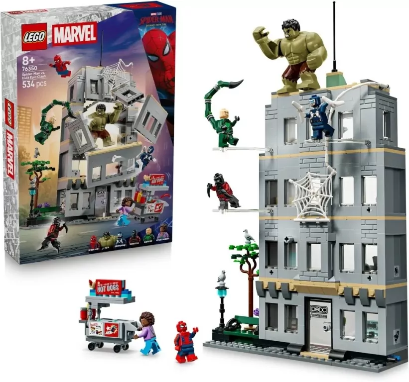 LEGO® Epickie starcie: Spider-Man kontra Hulk 76350 - tantis.pl