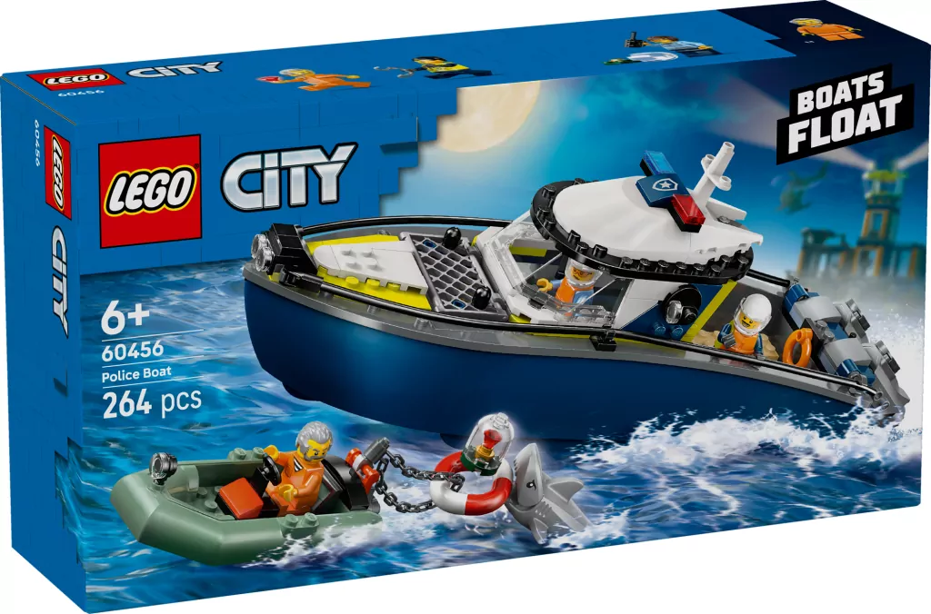 LEGO® City. Pościg łodzią policyjną 60456 - tantis.pl