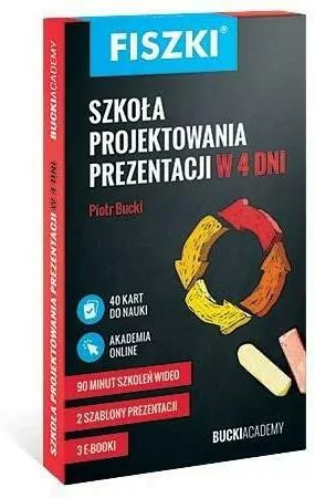 Fiszki. Szkoła projektowania prezentacji w 4 dni - tantis.pl