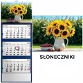 Kalendarz 2026 trójdzielny słoneczniki - tantis.pl