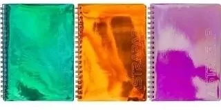 Kołozeszyt A5 holographic 100k. kratka 1szt.mix - tantis.pl