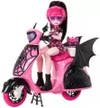 Monster High Wampirystyczny Skuter Lalka Draculaur - tantis.pl
