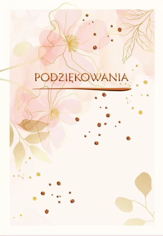 Kartka okolicznościowa Podziękowania - tantis.pl