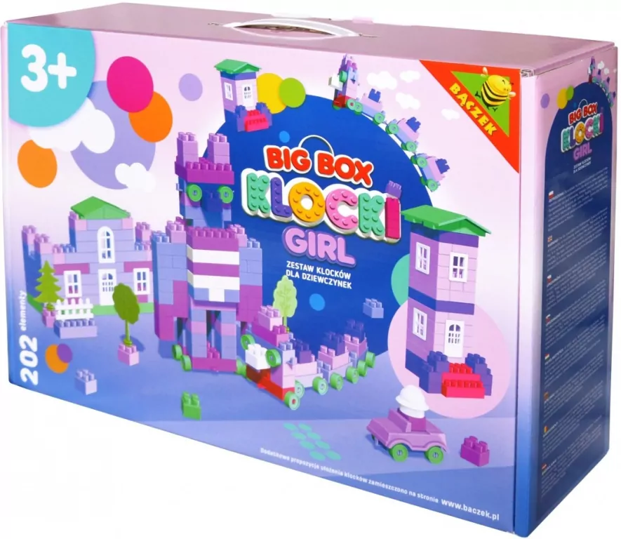 Klocki Big Box Girl 202el - tantis.pl