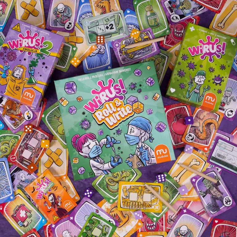 Wirus! Roll&Write MUDUKO - tantis.pl