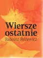 Wiersze ostatnie - tantis.pl