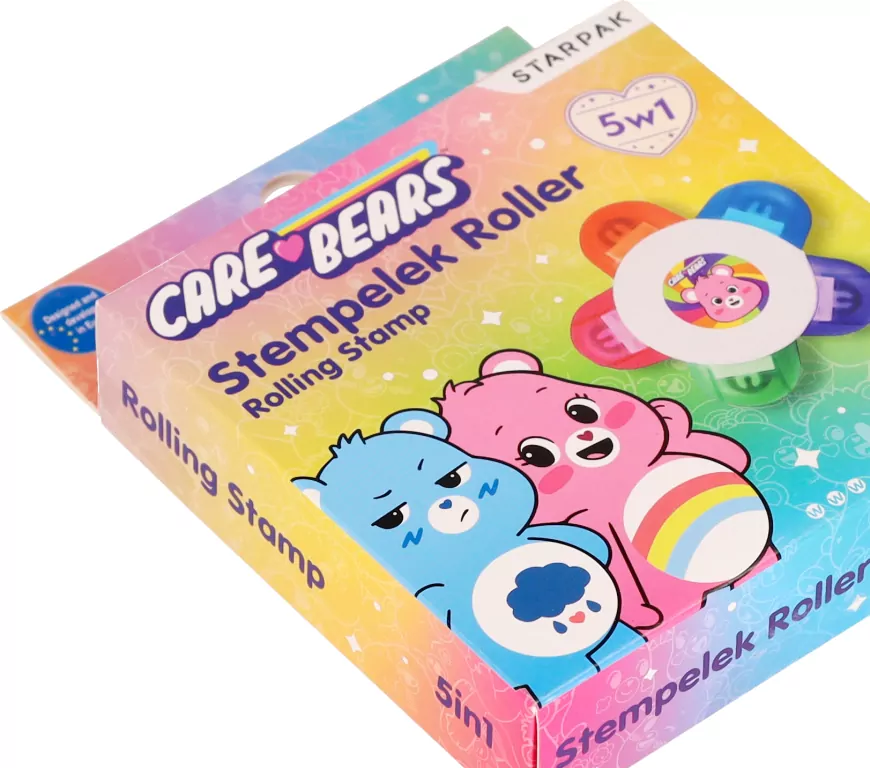 Stempelek Roller 5W1. Care Bears - tantis.pl