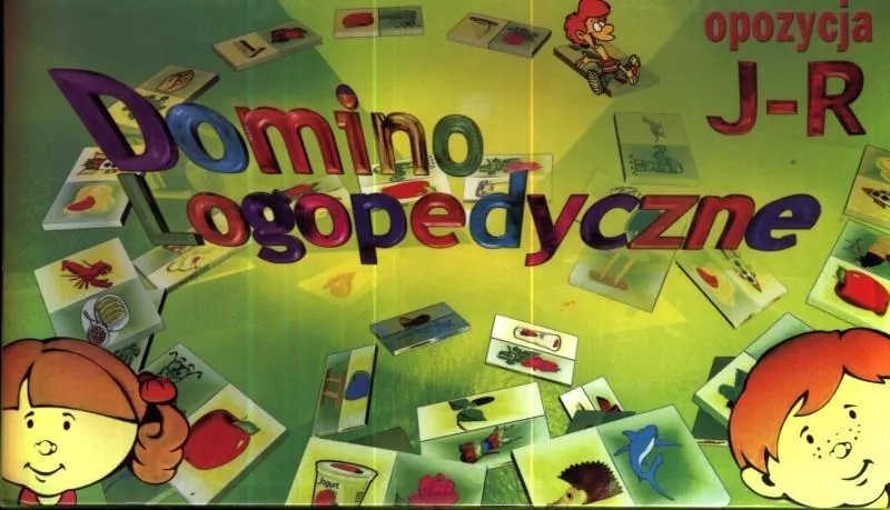 Domino logopedyczne. Opozycja J-R - tantis.pl
