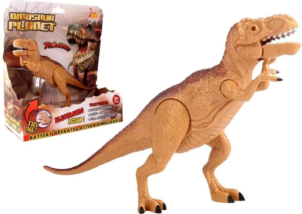Dinozaur figurka t-rex światło i ryk - tantis.pl