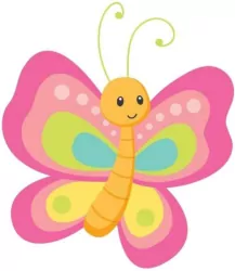 Malowanie po numerach 18x24cm Motyl 8750