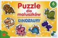 Dinozaury. Puzzle dla maluszków. - tantis.pl