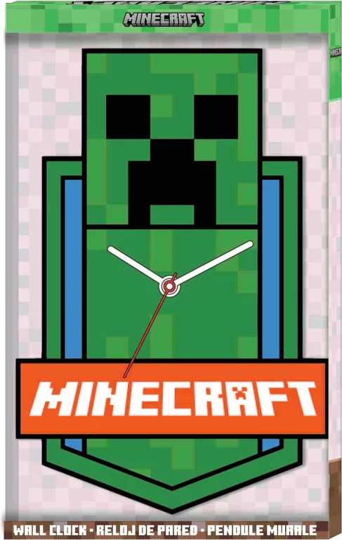 Zegar ścienny Minecraft XL MDF MIN3023 - tantis.pl